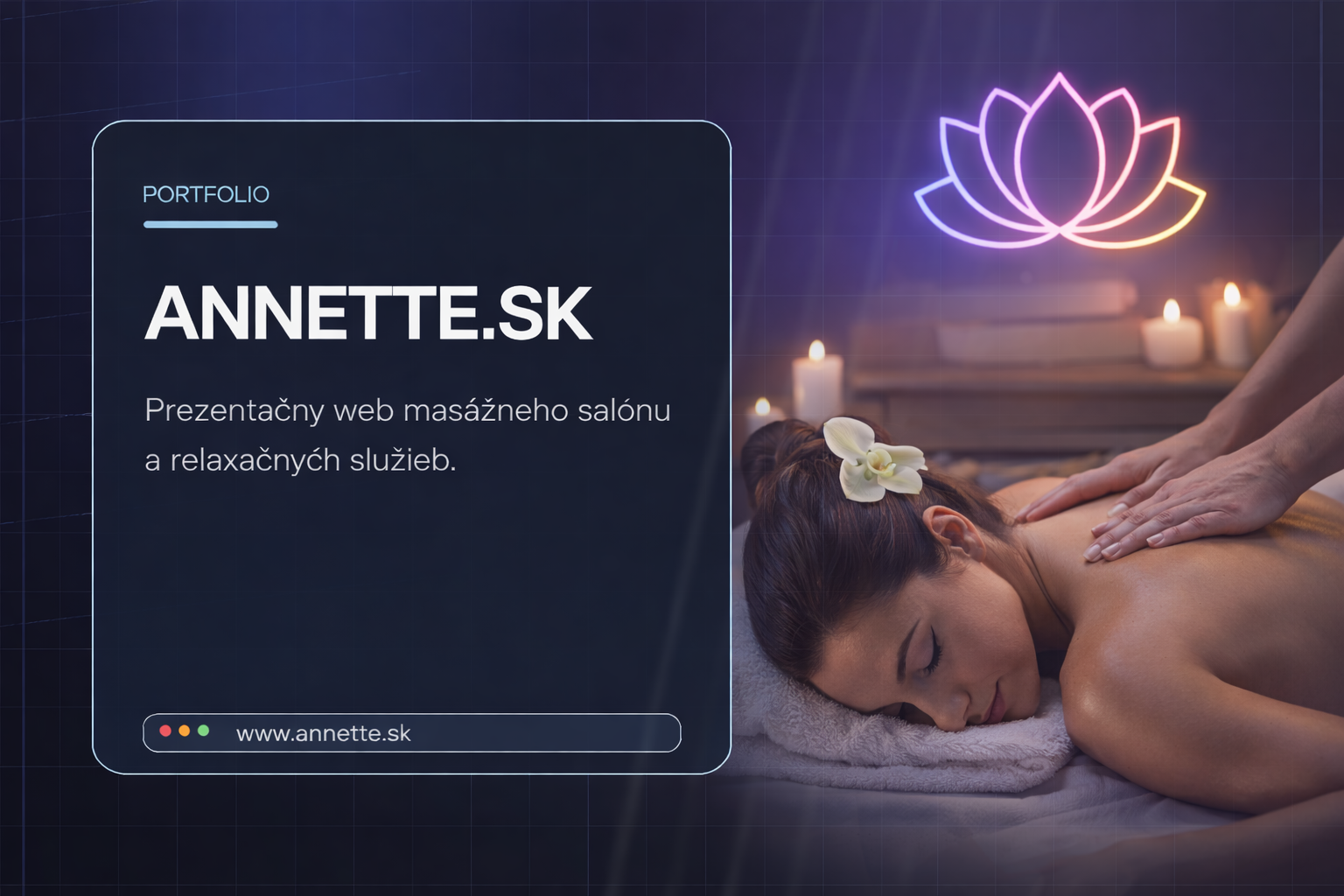 Náhľad projektu Masážny salón Annette