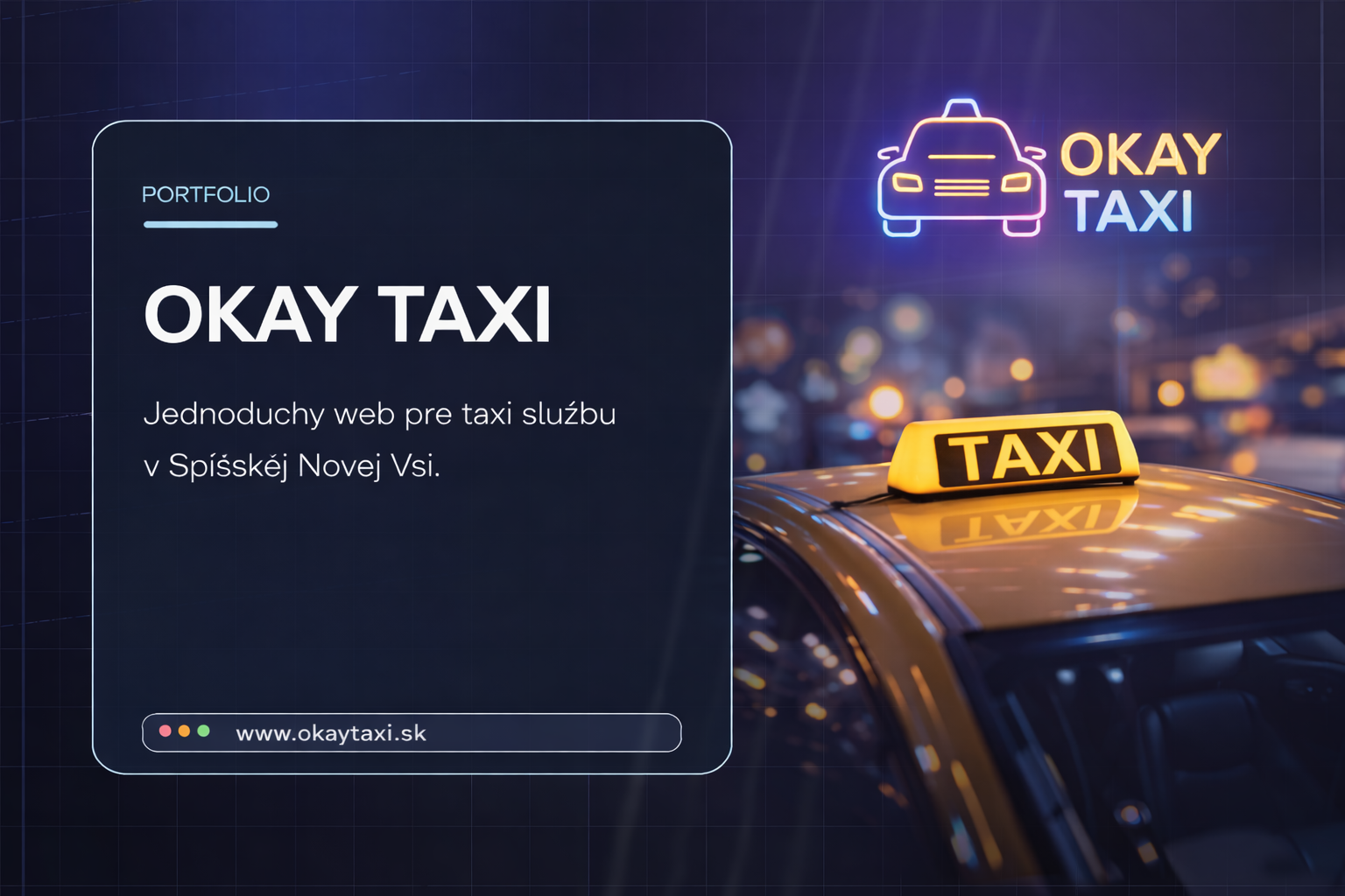 Náhľad projektu OKAY TAXI